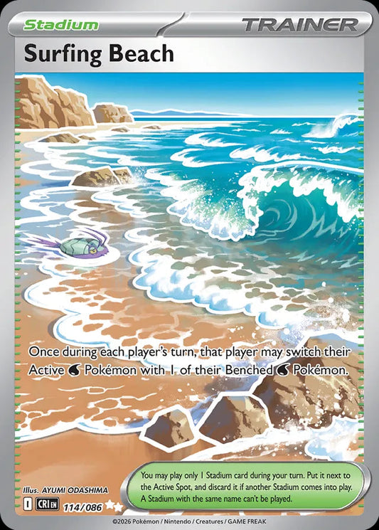 Chaos Rising - 114/086 - Surfing Beach