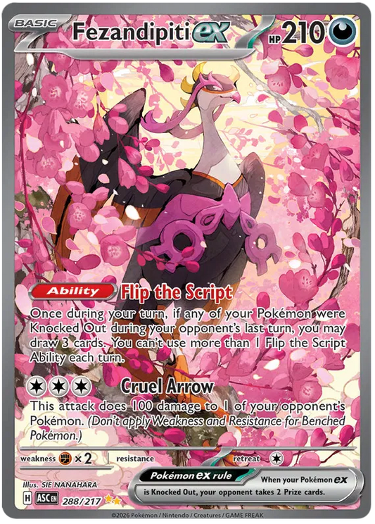 Ascended Heroes - 288/217 - Fezandipiti ex