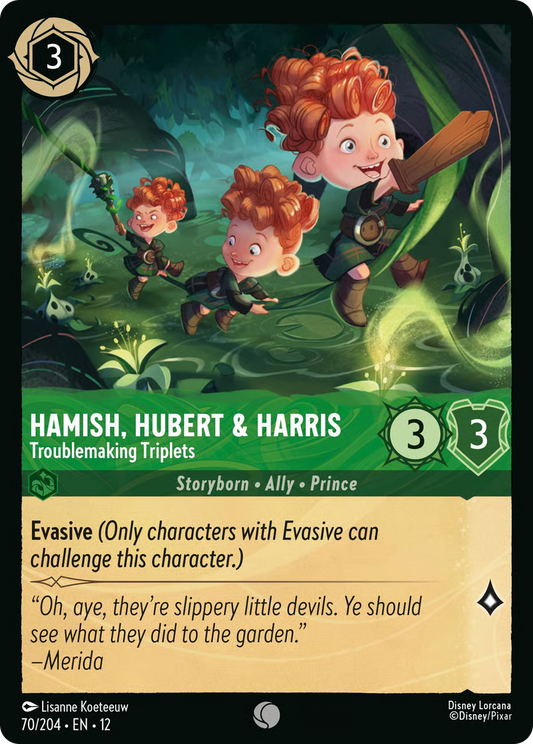 Wilds Unknown - 070/204 - Hamish, Hubert & Harris - Troublemaking Triplets