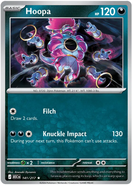 Ascended Heroes - 141/217 - Hoopa - Holo