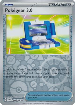Black Bolt - 084/086 - Pokégear 3.0 - Reverse Holo