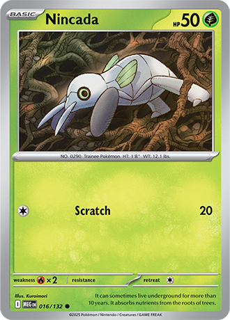 Mega Evolution - 016/132 - Nincada