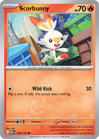 Mega Evolution - 026/132 - Scorbunny