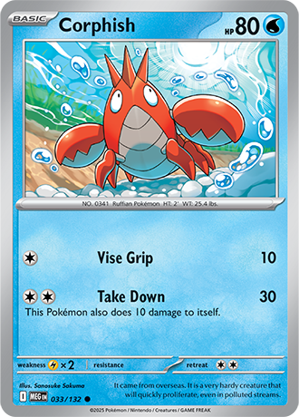 Mega Evolution - 033/132 - Corphish