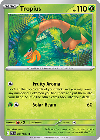 Pitch Black - 001/084 - Tropius