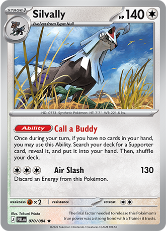 Pitch Black - 070/084 - Silvally - Holo