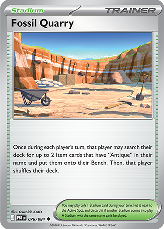 Pitch Black - 076/084 - Fossil Quarry
