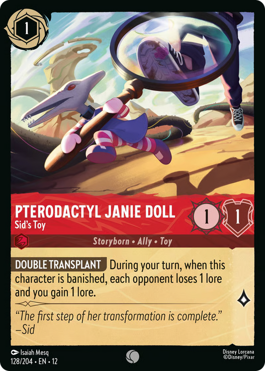 Wilds Unknown - 128/204 - Pterodactyl Janie Doll - Sid's Toy