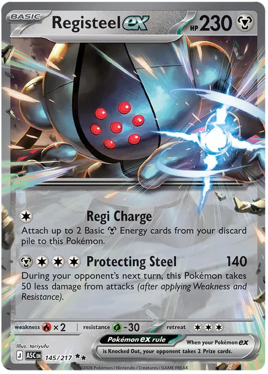 Ascended Heroes - 145/217 - Registeel ex