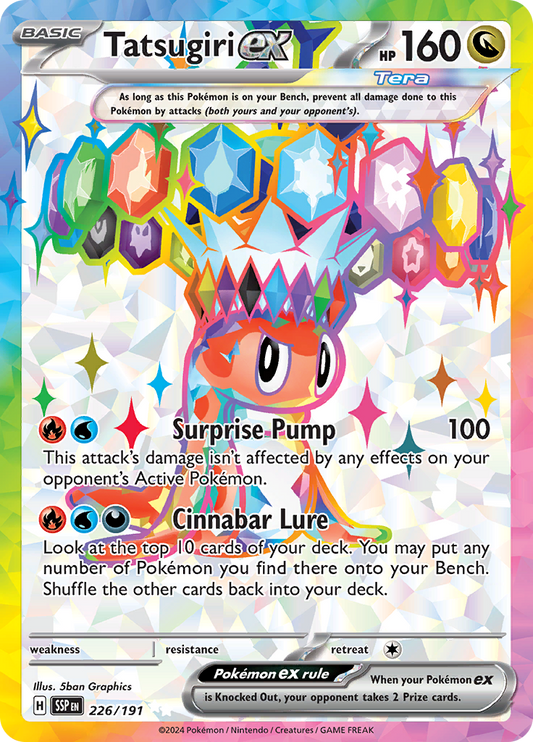 Surging Sparks - 226/191 - Tatsugiri ex