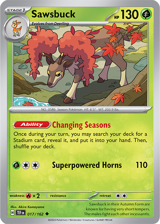 Temporal Forces - 017/162 - Sawsbuck
