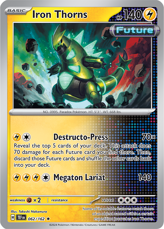 Temporal Forces - 062/162 - Iron Thorns - Holo