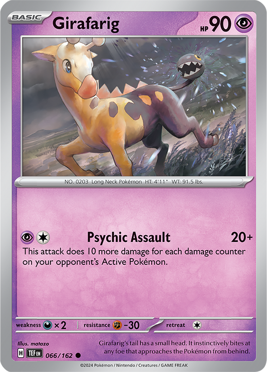 Temporal Forces - 066/162 - Girafarig