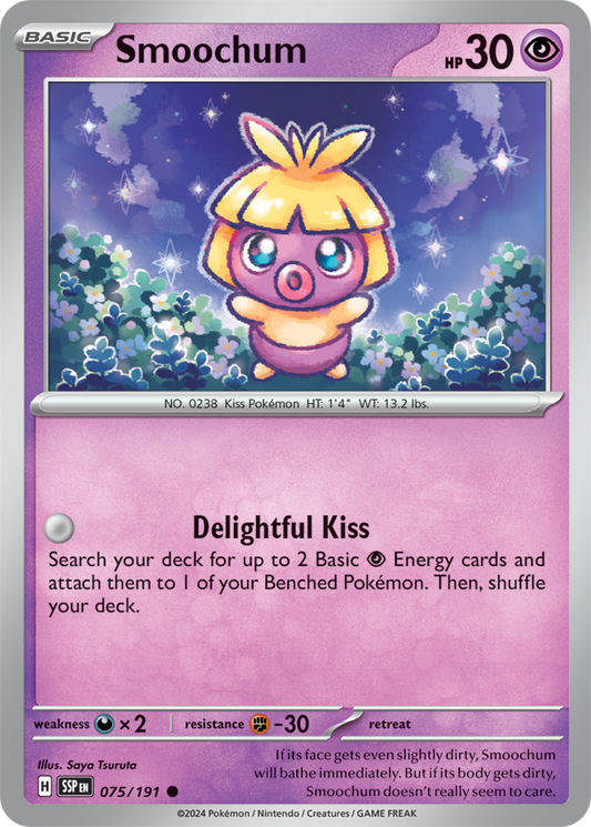 Surging Sparks - 075/191 - Smoochum