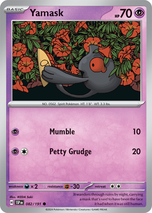 Surging Sparks - 082/191 - Yamask
