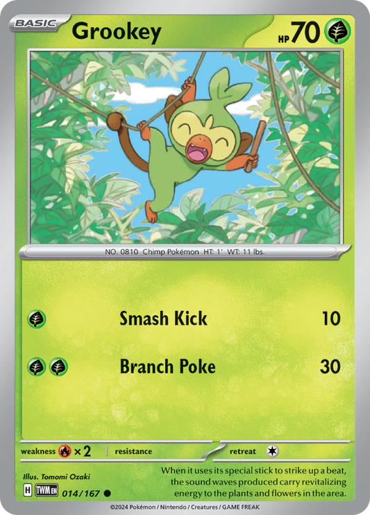 Twilight Masquerade - 014/167 - Grookey
