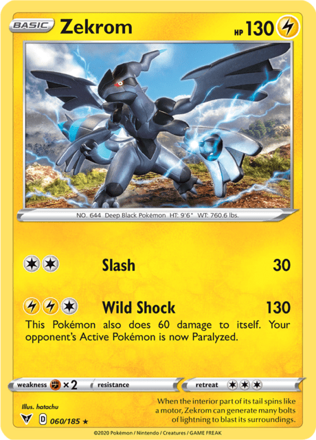 VIV - 060/185 - Zekrom - Cosmos Holo
