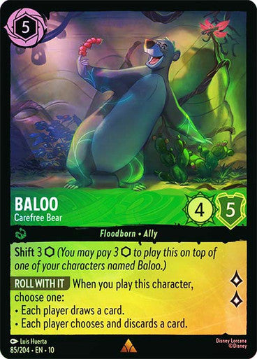 Whispers in the Well - 069/204 - Baloo - Laid-Back Bear - Foil
