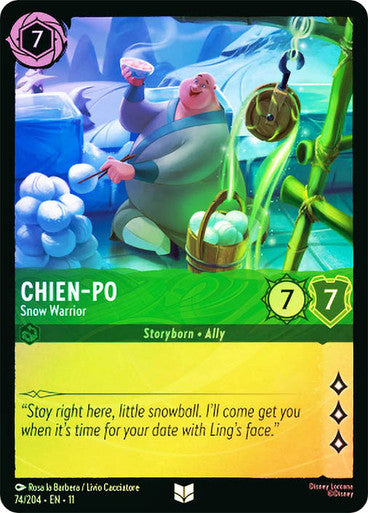 Winterspell - 074/204 - Chien-Po - Snow Warrior - Foil