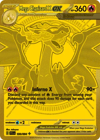 Phantasmal Flames - 130/094 - Mega Charizard X ex