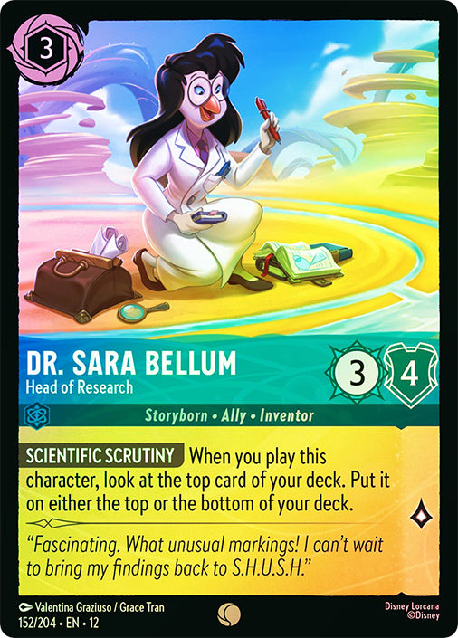 Wilds Unknown - 152/204 - Dr. Sara Bellum - Head of Research - Foil