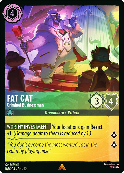 Wilds Unknown - 187/204 - Fat Cat - Criminal Businessman - Foil