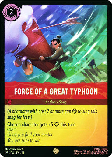 Winterspell - 128/204 - Force of a Great Typhoon - Foil