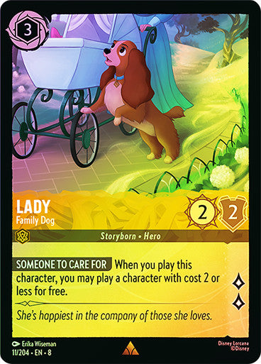 Reign Of Jafar - 011/204 - Lady - Family Dog - Foil