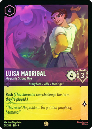 Fabled - 058/204 - Luisa Madrigal - Magically Strong One - Foil