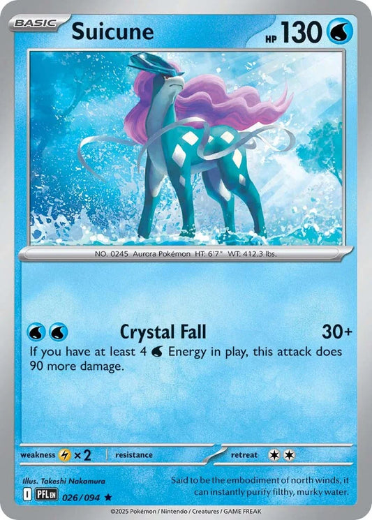Phantasmal Flames - 026/094 - Suicune - Holo