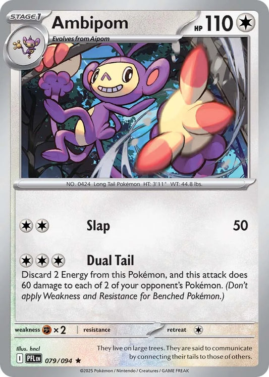Phantasmal Flames - 079/094 - Ambipom - Holo