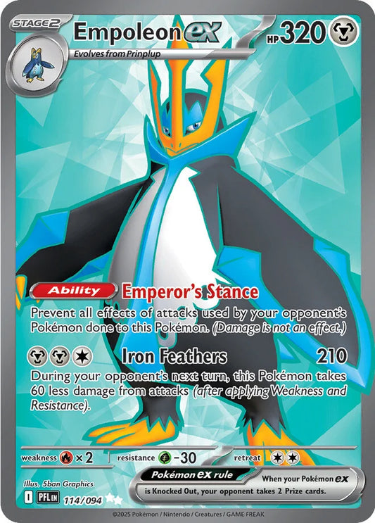 Phantasmal Flames - 114/094 - Empoleon ex