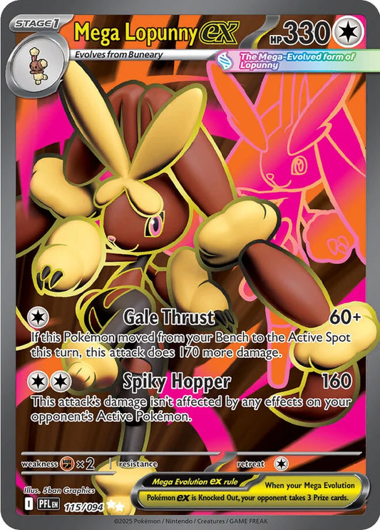 Phantasmal Flames - 115/094 - Mega Lopunny ex