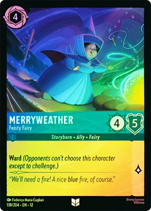 Wilds Unknown - 139/204 - Merryweather - Feisty Fairy - Foil