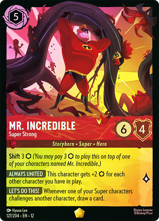 Wilds Unknown - 127/204 - Mr. Incredible - Super Strong - Foil