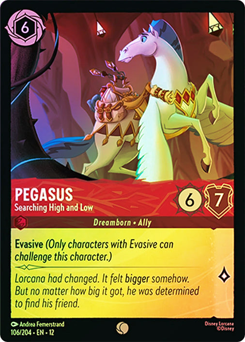 Wilds Unknown - 106/204 - Pegasus - Searching High and Low - Foil