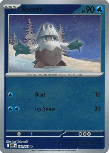 Mega Evolution - 035/132 - Snover - Reverse Holo