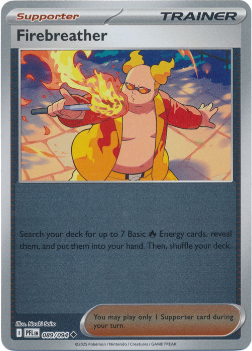 Phantasmal Flames - 089/094 - Firebreather - Reverse Holo