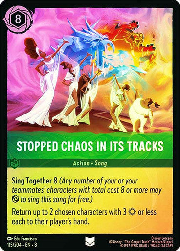 Reign Of Jafar - 115/204 - Stopped Chaos in Its Tracks - Foil