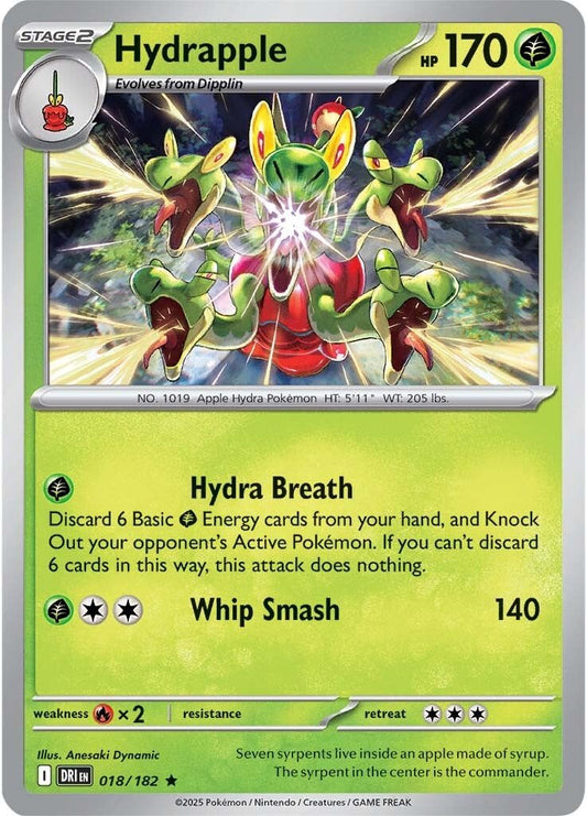 Destined Rivals - 018/182 - Hydrapple - Holo