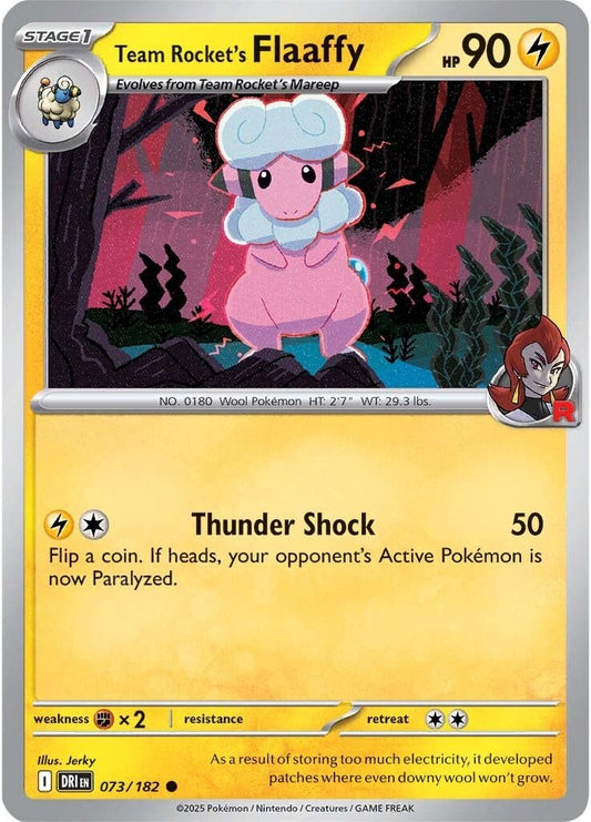 Destined Rivals - 073/182 - Team Rocket’s Flaaffy