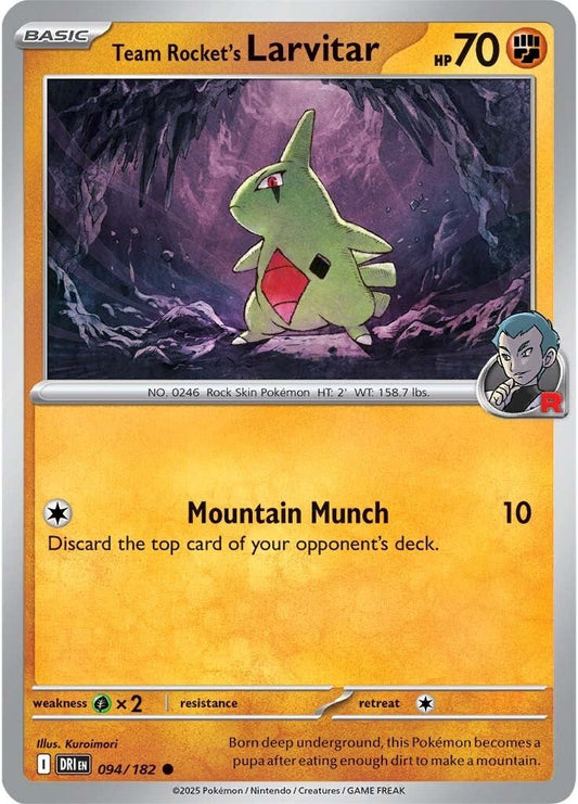 Destined Rivals - 094/182 - Team Rocket's Larvitar
