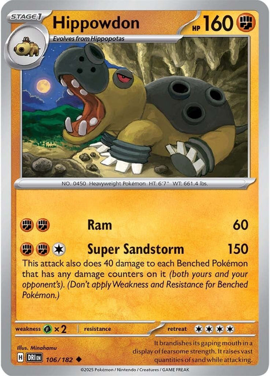Destined Rivals - 106/182 - Hippowdon