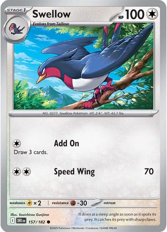 Destined Rivals - 157/182 - Swellow
