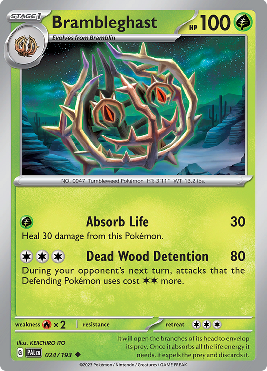 Paldea Evolved - 024/193 - Brambleghast