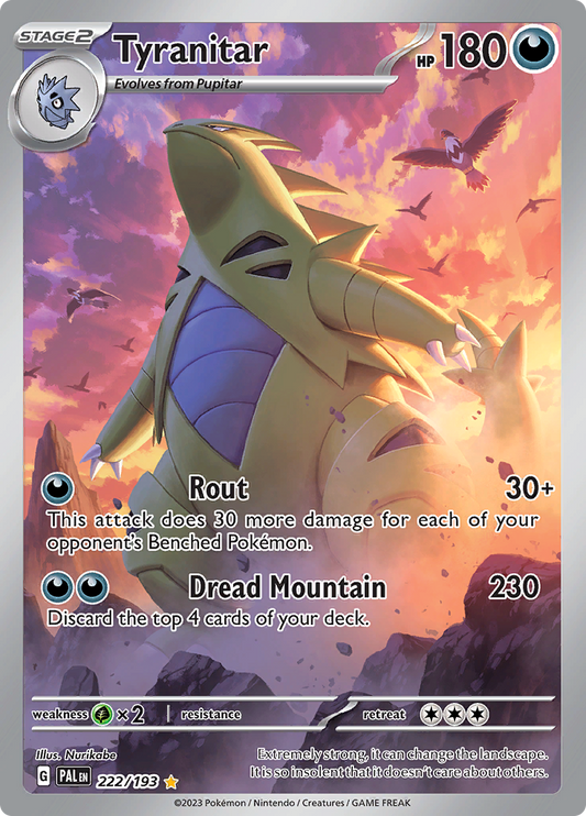 Paldea Evolved - 222/193 - Tyranitar