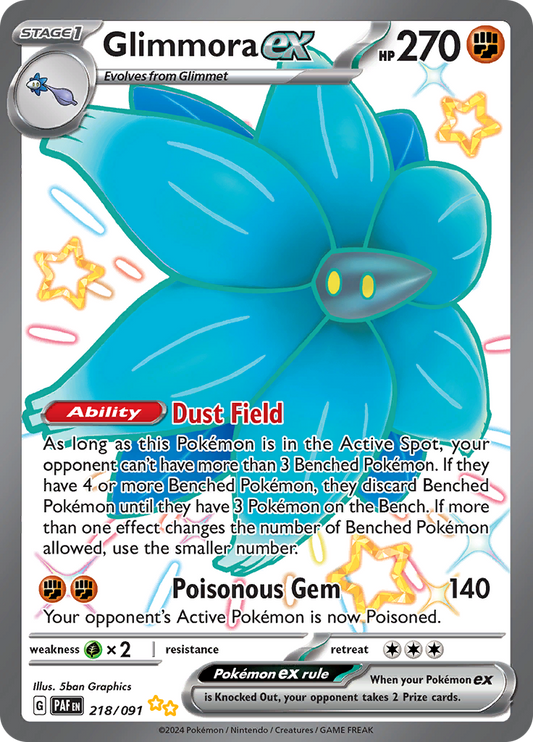 Paldean Fates - 218/091 - Glimmora ex