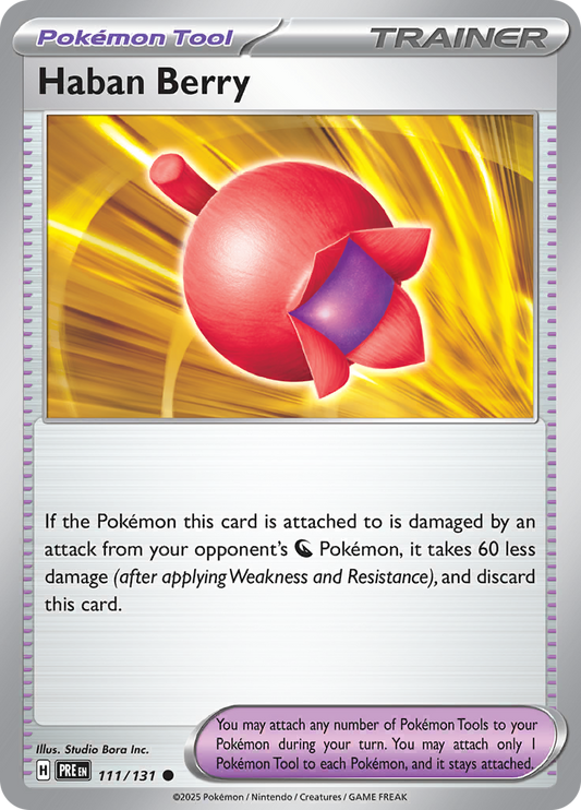 Prismatic Evolutions - 111/131 - Haban Berry