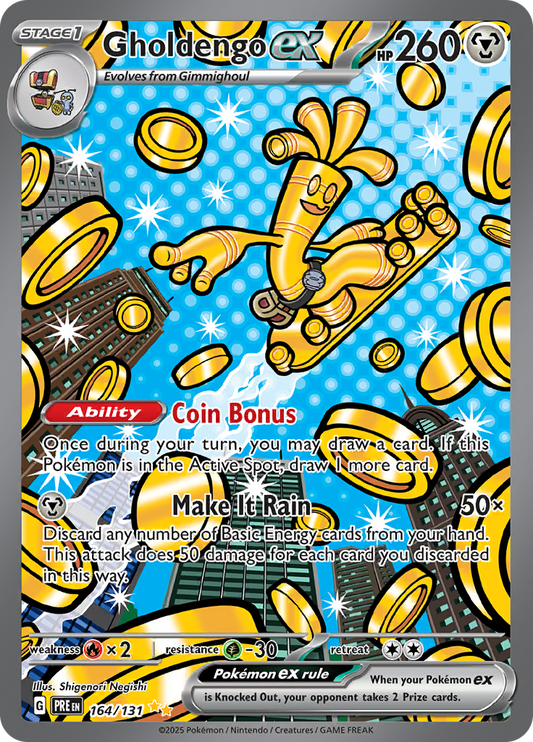 Prismatic Evolutions - 164/131 - Gholdengo ex
