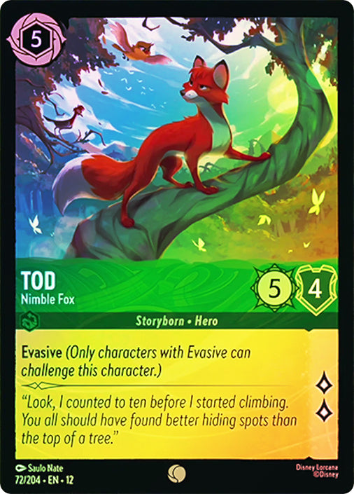 Wilds Unknown - 072/204 - Tod - Nimble Fox - Foil